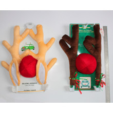 Brown Color Christmas Car Decoration Antler